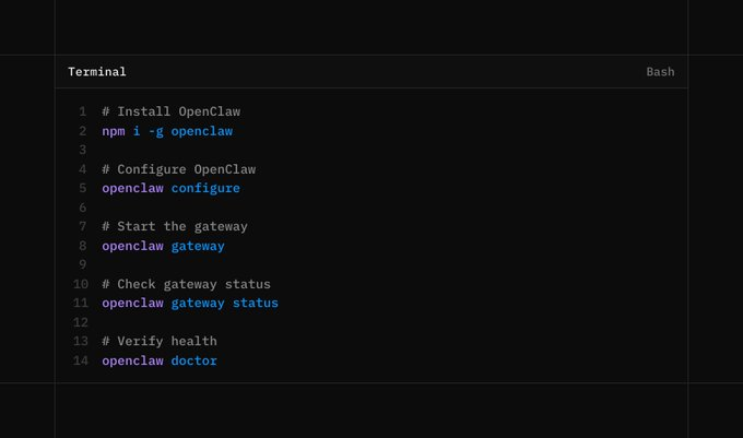 Install , Run , Start the Gateway and Verify Health
