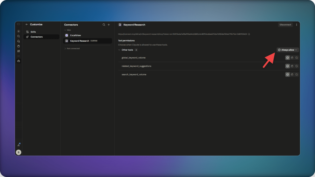 Allow permissions