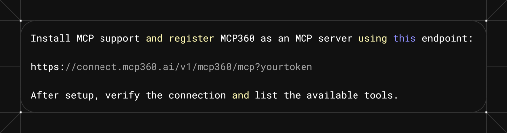 Connect MCP360 to Hermes AI agent
