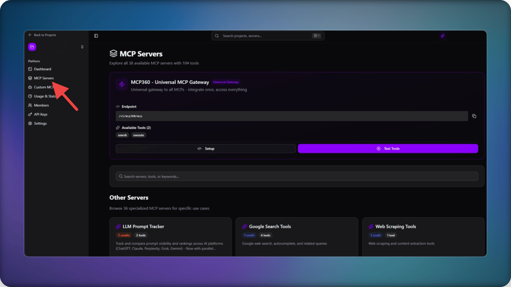 MCP servers