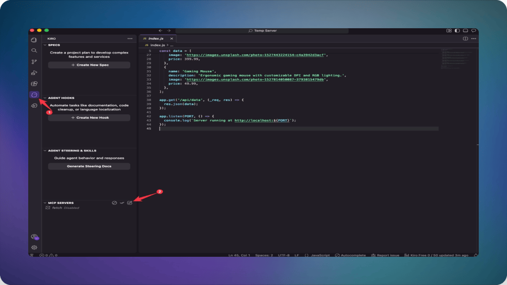 MCP config