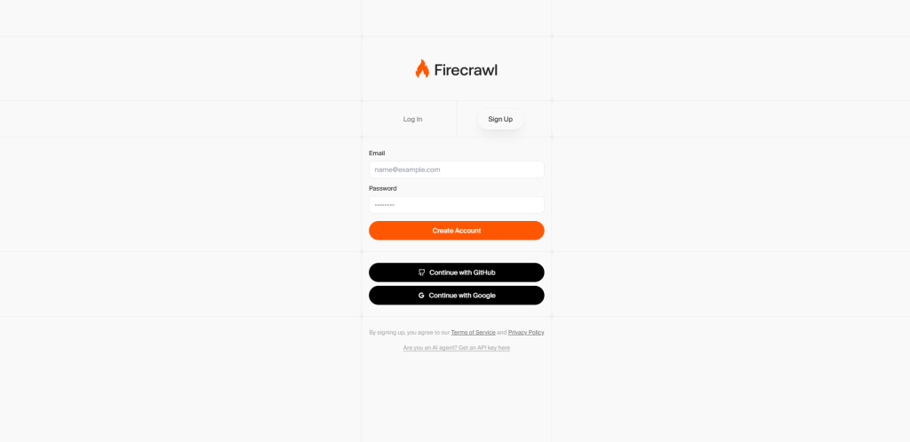 Sign in Firecrawl