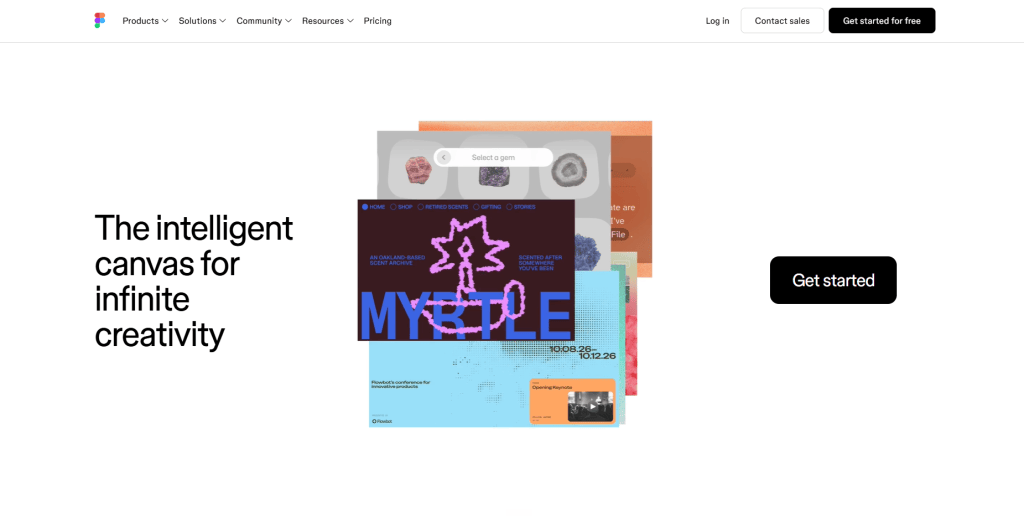 Figma web page
