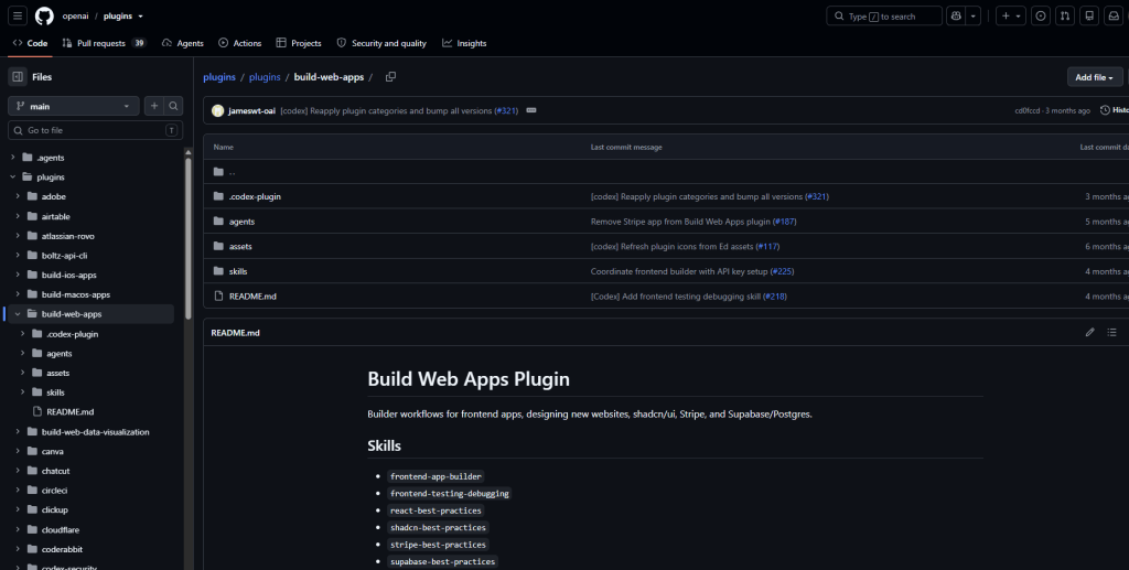 Github of build web page